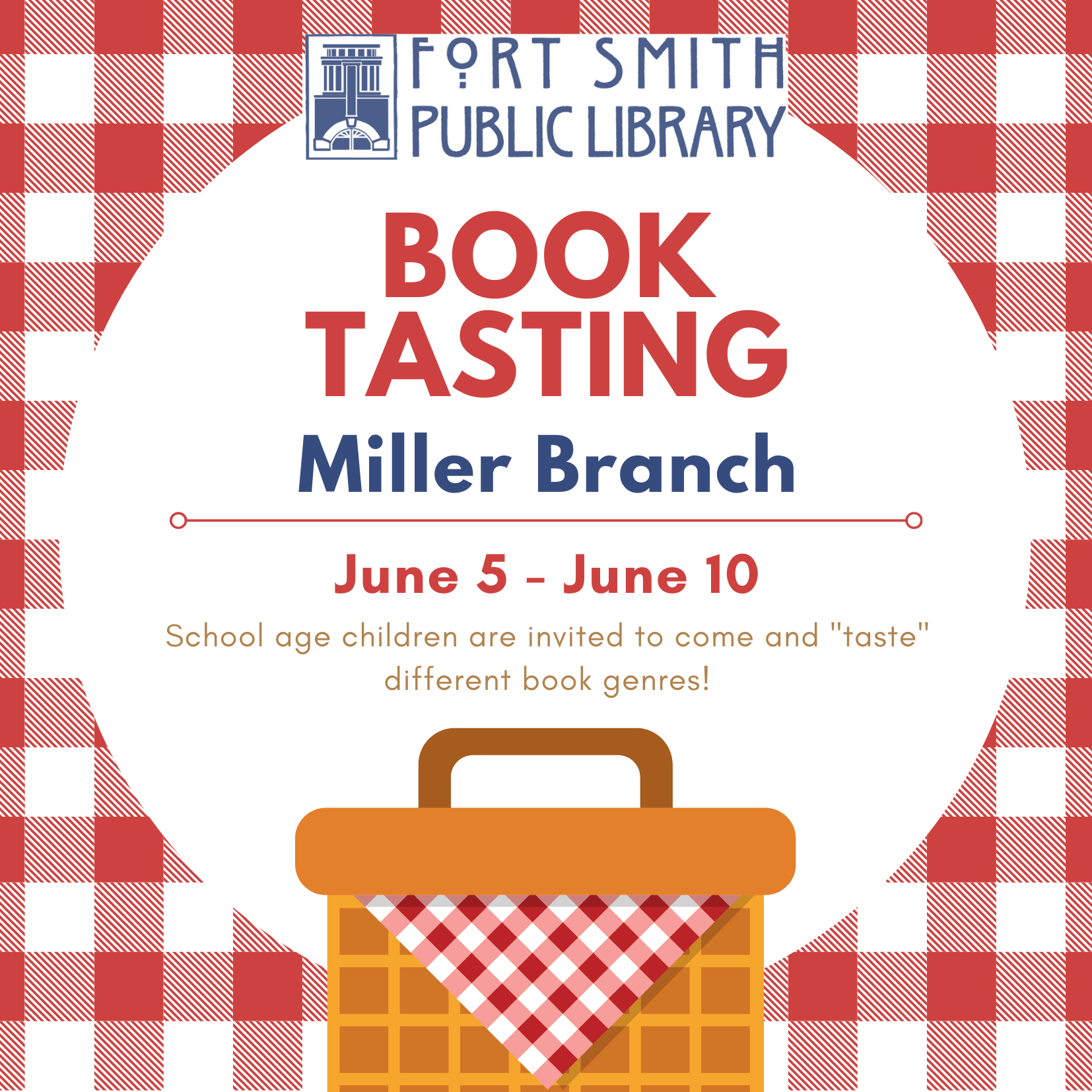 Book Tasting Fort Smith Public Library